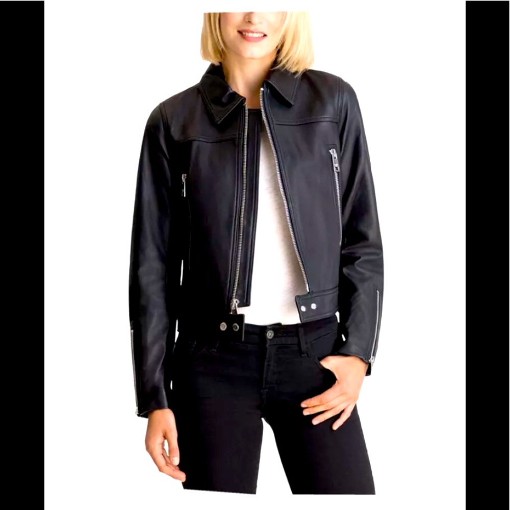 New with tags Michael Kors real leather jacket